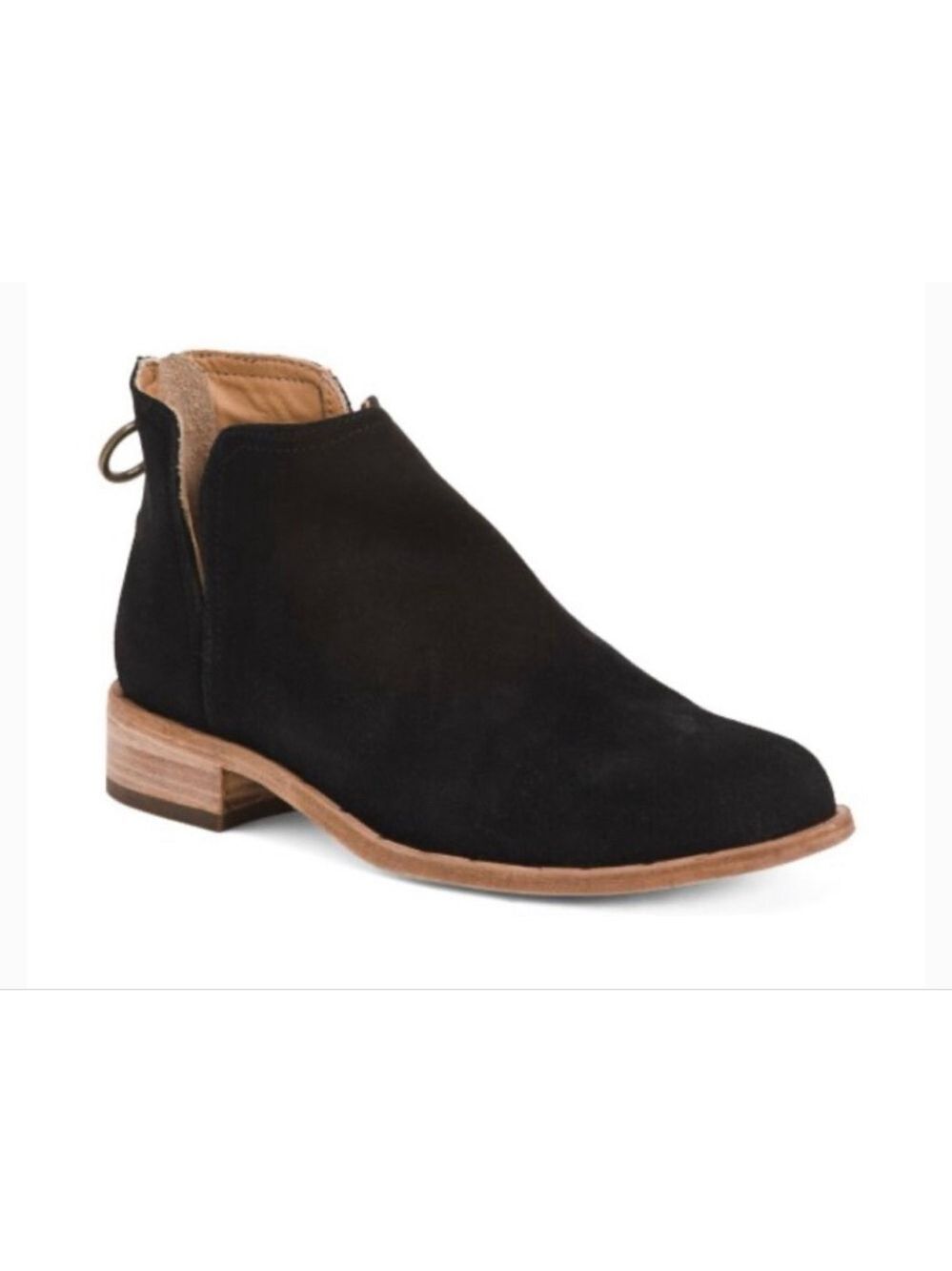 Women's Beek Falcon Black Suede Ankle Boots Size 8 $395!